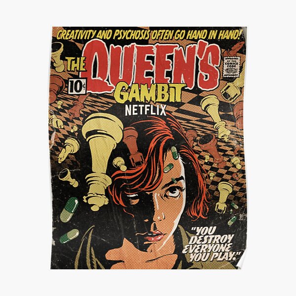 Netflix queens gambit poster Poster