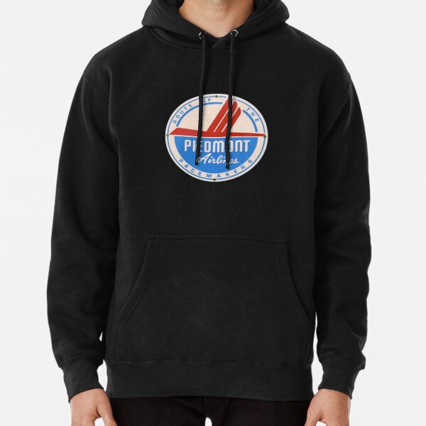 Piedmont Airlines Luggage Label Pullover Hoodie