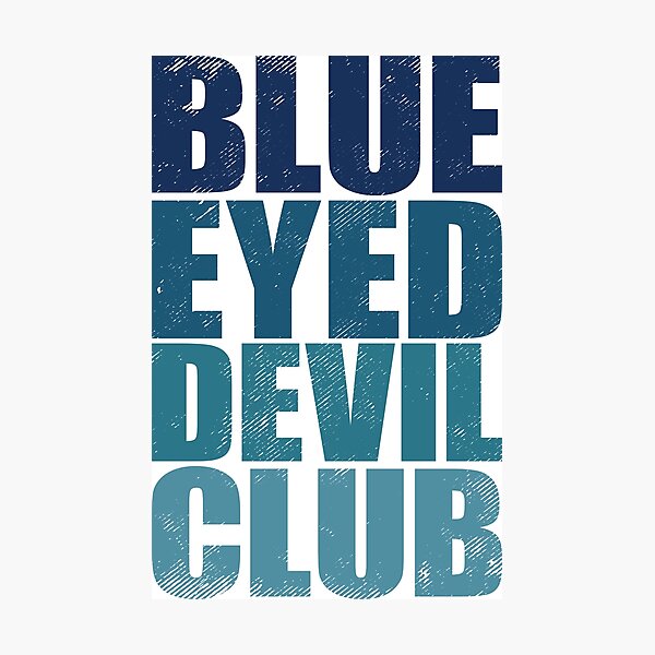 Item preview, Blue Eyed Devil Club designed and sold by SweetLog.