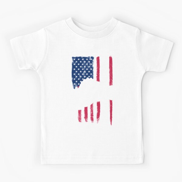 USA Flag Fishing Tee Shirt - Patriotic Fishing Apparel T-Shirt