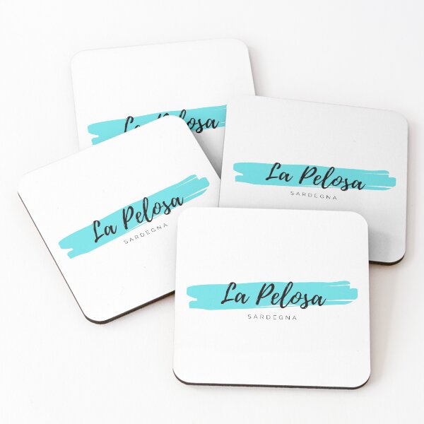 Item preview, La Pelosa Sardegna Italia - Sardinia Gallura Italy - Beach Sardina Holiday - Turquoise Blue Minimalistic Sea Resort Design designed and sold by Vintage-TM.