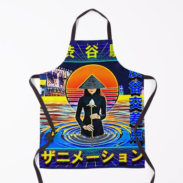 Item preview, Shybua Crossing neon cyberpunk synthwave asian girl designed and sold by Zanimations.