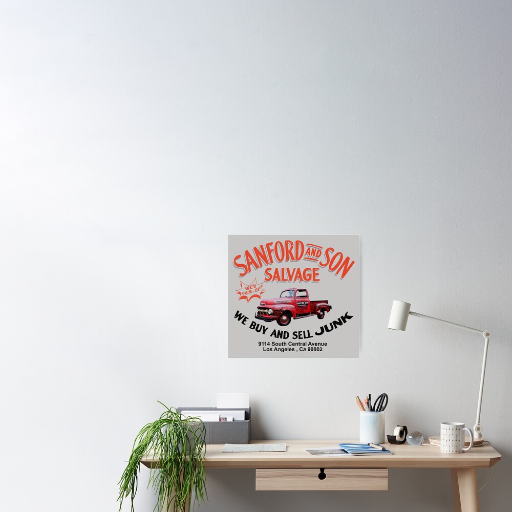 Sanford And Son Salvage Worn Truck Poster For Sale By Alhern67 Redbubble 9392