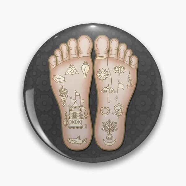 Item preview, The Lotus Feet of Srimati Radharani - grey designed and sold by GundicaArt.