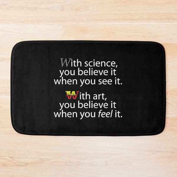 Item preview, The Difference Between Art and Science.ai designed and sold by ArtofDissent.