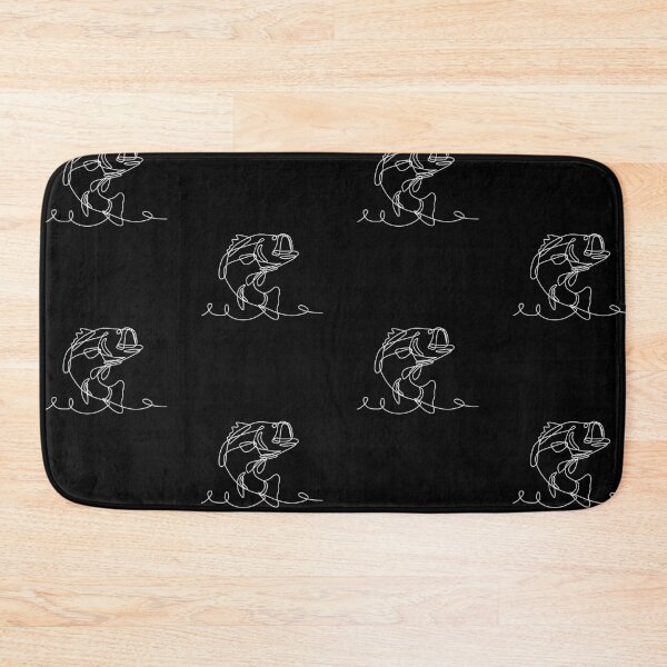 Item preview, Bass fishing,  fishing, fish, patriot, hunting, outline designed and sold by InkyJack.