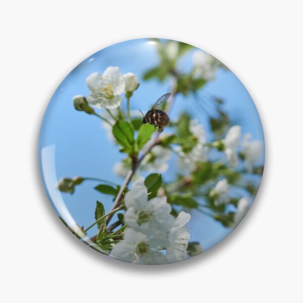 Item preview, Bumblebees heaven. White cherry flowers 5 designed and sold by Jouko Lehto Photography.