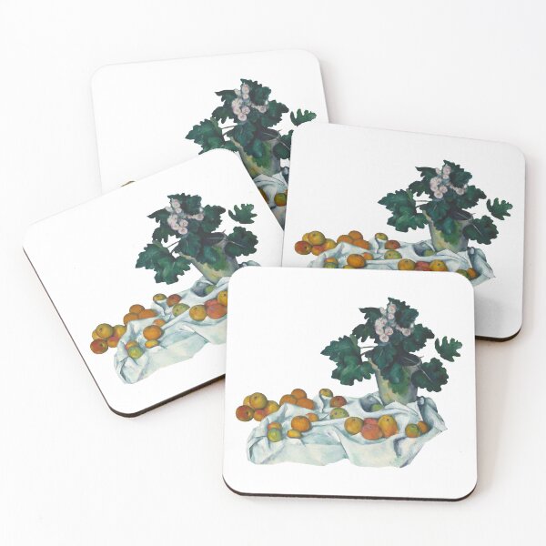 Item preview, Paul Cézanne - Still Life with Apples and a Pot of Primroses designed and sold by elinaarbidane.