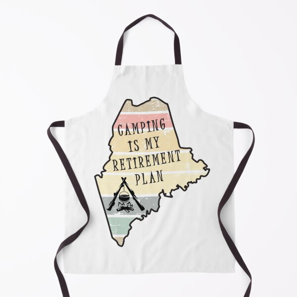 Item preview, Camping is My Retirement Plan Maine State Retro Camp designed and sold by kmcs.