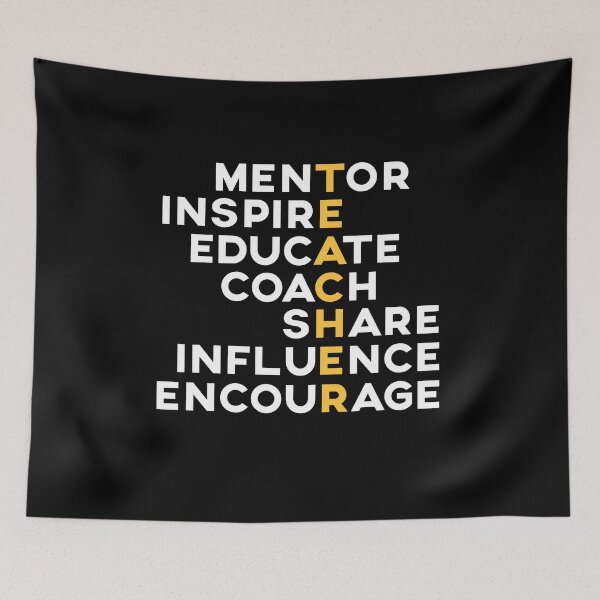 Item preview, Teacher Inspirational Quote Teaching Slogan Wisdom designed and sold by sillyquestions.