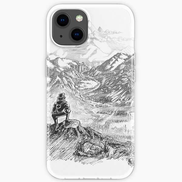 Bear & Misty Mountains iPhone Soft Case