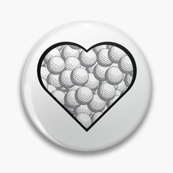 Item preview, Golf Heart Love Design designed and sold by cmd-art.