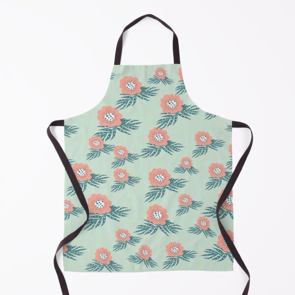 Item preview, White and brown floral pattern designed and sold by Simi2020.