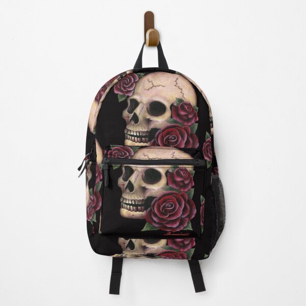 Item preview, Skull With Red Roses designed and sold by Ferociousdesign.