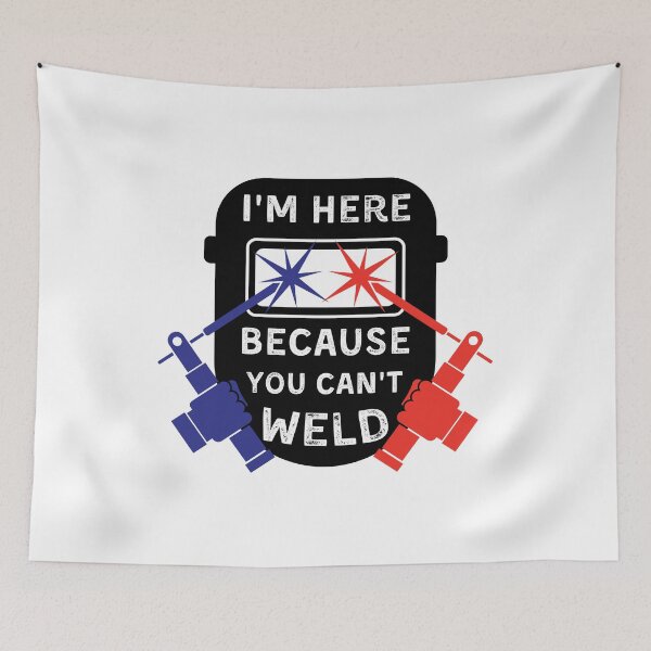 Item preview, Funny Welding I'm Here Because You Can't Weld Welding Helmet designed and sold by Shop signer.