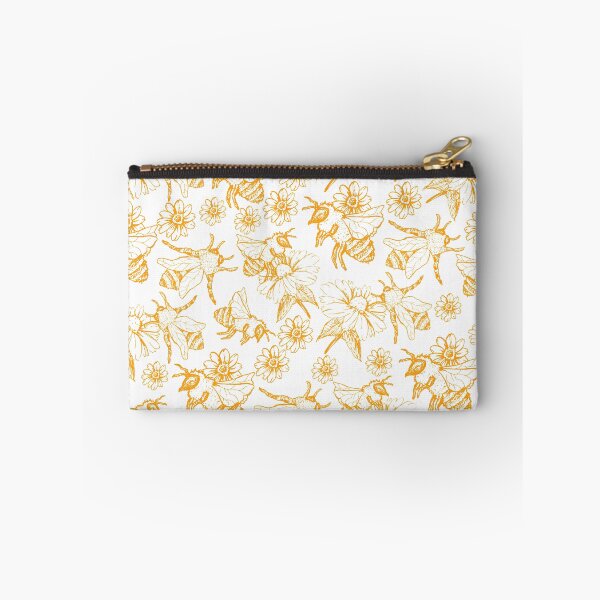 Item preview, honey bee seamless pattern sketch illustration designed and sold by Sya Prints.