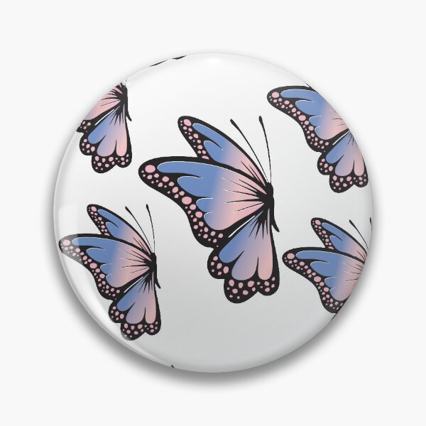 Item preview, PINK AND BLUE GRADIENT BUTTERFLY PATTERNS designed and sold by Adhiambo.