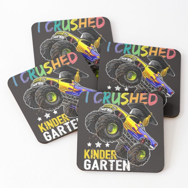 Item preview, I Crushed Kindergarten Monster Truck shirt designed and sold by chanat3659.