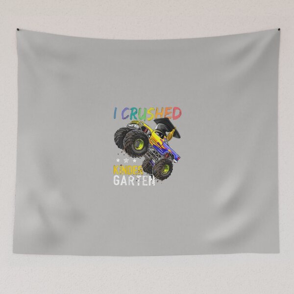 Item preview, I Crushed Kindergarten Monster Truck shirt designed and sold by chanat3659.
