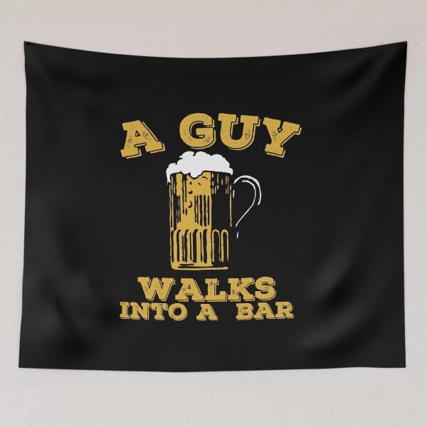 Item preview, Funny Walks Into A Bar designed and sold by StoneColdMovies.