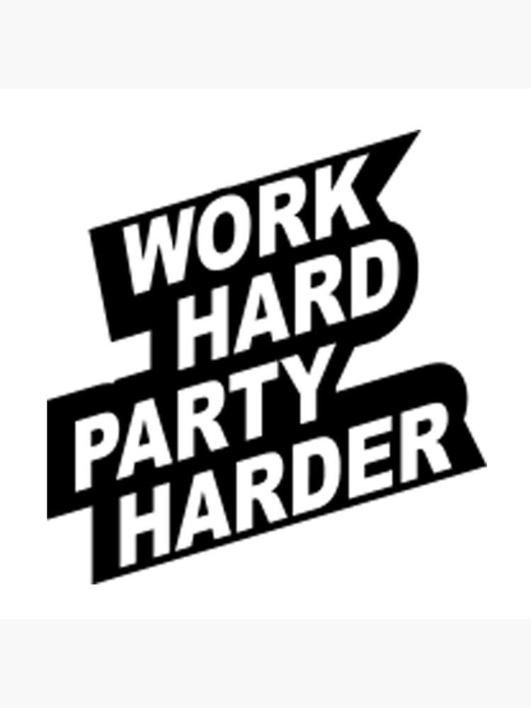 work-hard-party-harder-throw-pillow-by-rolasaad-redbubble