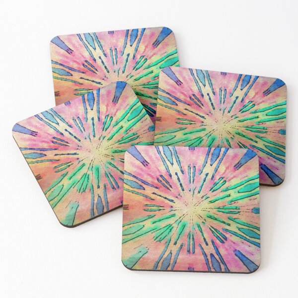 Item preview, Retro painterly mandala  designed and sold by PipsqueakEarth.