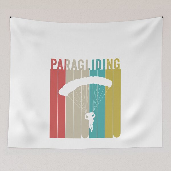 Item preview, Paragliding Silhouette Retro Vintage Style  designed and sold by Mesyo.