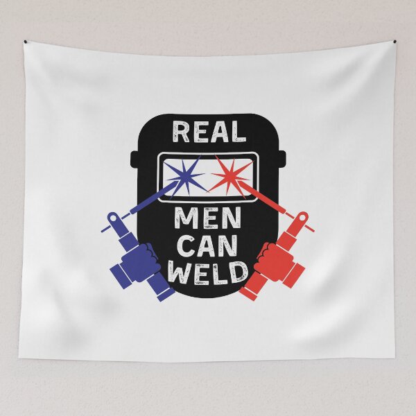 Item preview, Real Men Can Weld Welding Helmet designed and sold by Shop signer.
