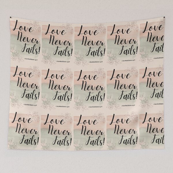 Item preview, 1Corinthians13:8 designed and sold by Bossmommy84.
