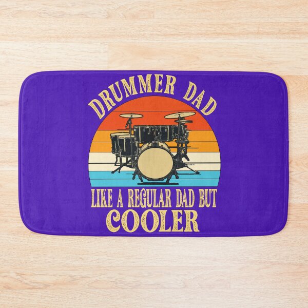 Item preview, Drummer Dad Like A Regular Vintage Drummer Dad Father's Day T-Shirt designed and sold by AMZBlacKStore.