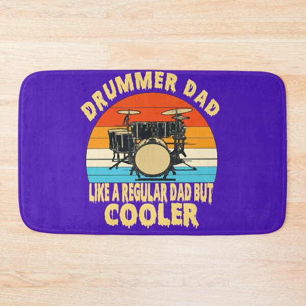 Item preview, Drummer Dad Like A Regular Vintage Drummer Dad Father's Day T-Shirt designed and sold by AMZBlacKStore.