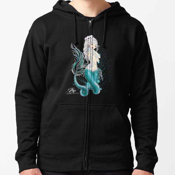 Tattooed Siren Zipped Hoodie