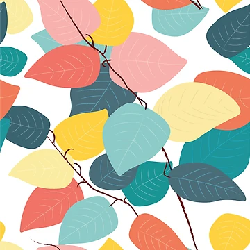 Artwork thumbnail, Leaves pattern by BasicClear