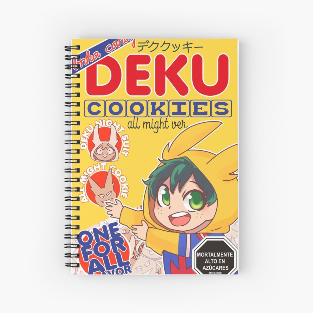 Deku Cookies Spiral Notebook By Konatamashiine Redbubble deku-cookies-spiral-notebook-by-konatamashiine-redbubble