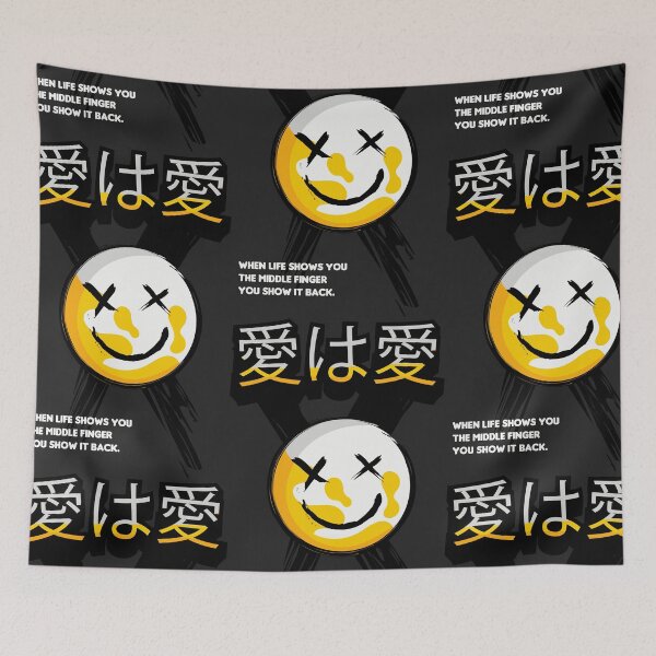 Item preview, Love is Love Smiley KANJI 3 designed and sold by Venus Mythe.