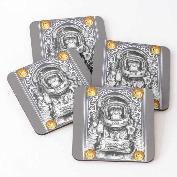 Item preview, Dogecoin Space Monkey Crypto shirt designed and sold by chanat3659.