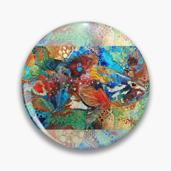 Item preview, Colorful Grouper Fish Part 2 by Sharon Cummings designed and sold by Sharon Cummings Art.