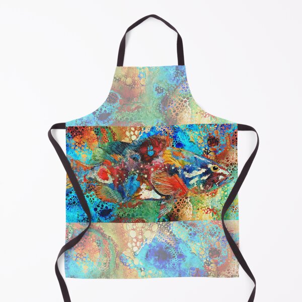Item preview, Colorful Grouper Fish Part 2 by Sharon Cummings designed and sold by Sharon Cummings Art.