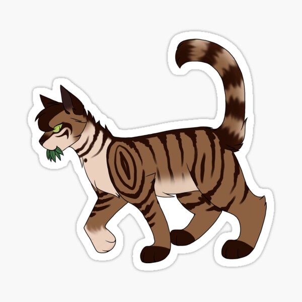 Warrior cats pattern 2 Sticker for Sale by strawbebehmod