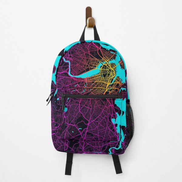 Item preview, Boston City Map of Massachusetts, USA - Neon designed and sold by deMAP.