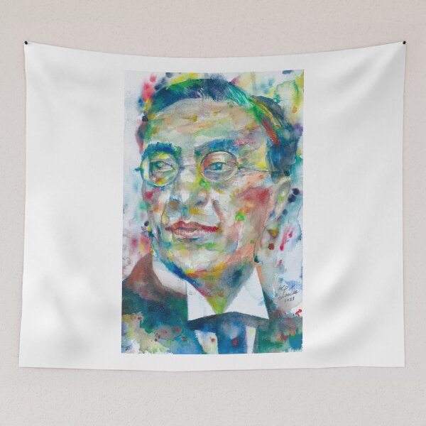 Item preview, WASSILY KANDINSKY watercolor portrait designed and sold by lautir.