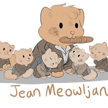 Vorschaubild zum Design Jean Valjean Katze Wortspiel von MellowArtStuff