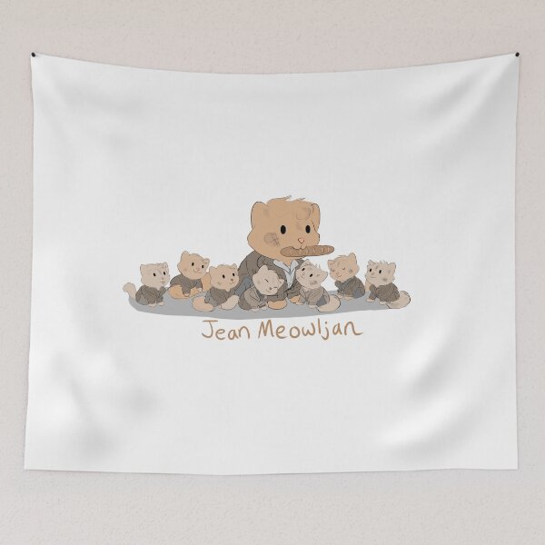 Item preview, Jean Valjean Cat Pun designed and sold by MellowArtStuff.