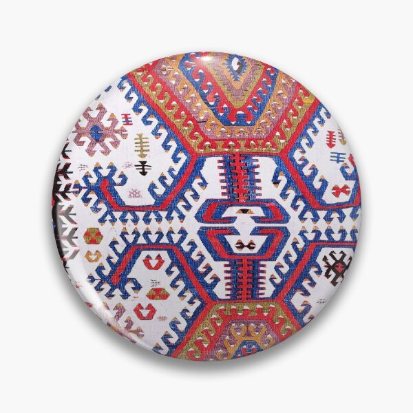 Item preview, Hotamis Konya Central Anatolian Kilim Print  designed and sold by Vicky Brago-Mitchell®.
