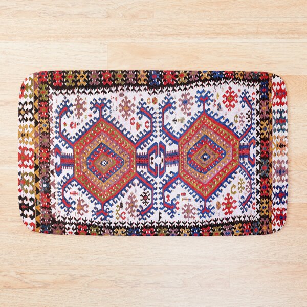 Item preview, Hotamis Konya Central Anatolian Kilim Print  designed and sold by Vicky Brago-Mitchell®.