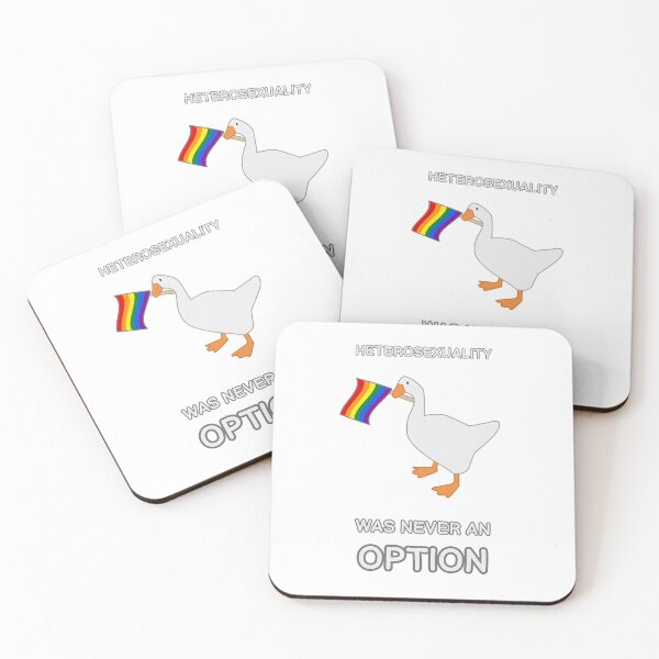 Item preview, Heterosexuality was never an option - Gay flag designed and sold by coelhocarolart.