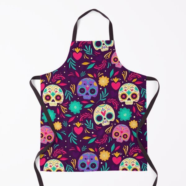 Item preview, day dead hand drawn style pattern designed and sold by Sya Prints.