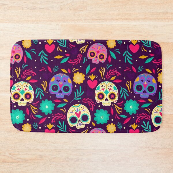 Item preview, day dead hand drawn style pattern designed and sold by Sya Prints.