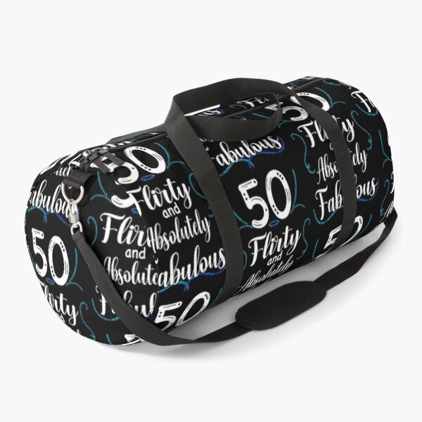 Item preview, Fifty, Flirty and Absolutely Fabulous, Birthday Design designed and sold by orangeblue21.