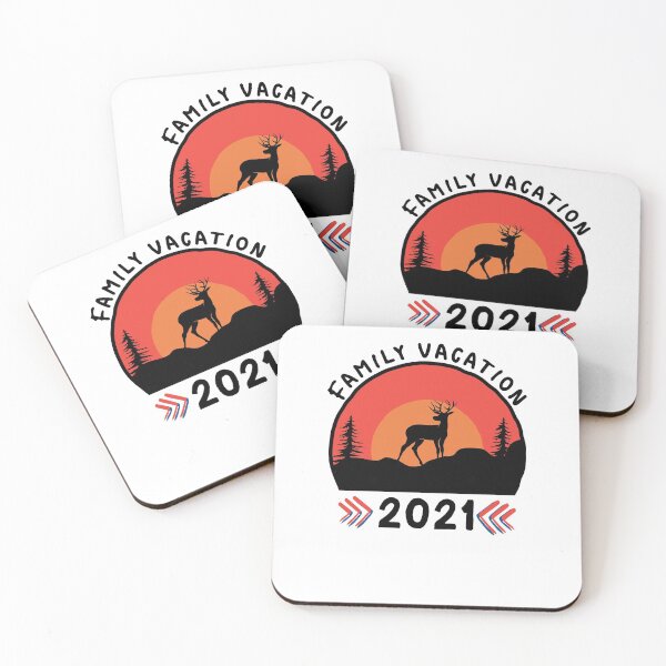 Item preview, Family Vacation 2021, Mountains and camping, Family Trip 3 designed and sold by MyPrintCharming.